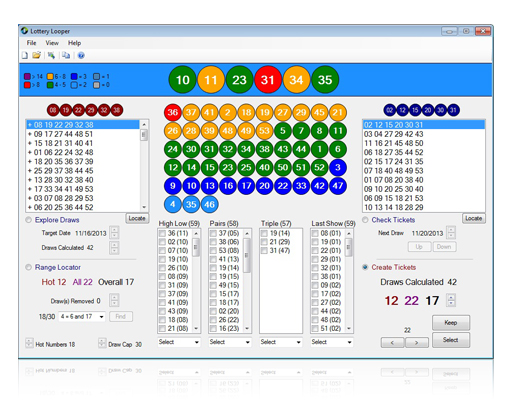 Click to view Lottery Looper 2.4 screenshot